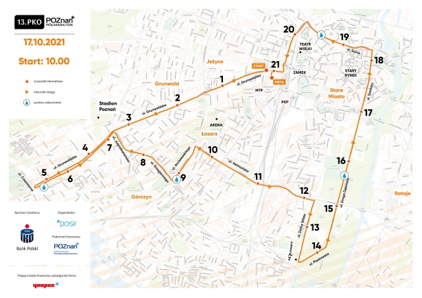 Polmaraton 2021 mapa