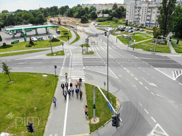 zdjecia przedstawia plac budowy Tramwaj na Naramowice 2