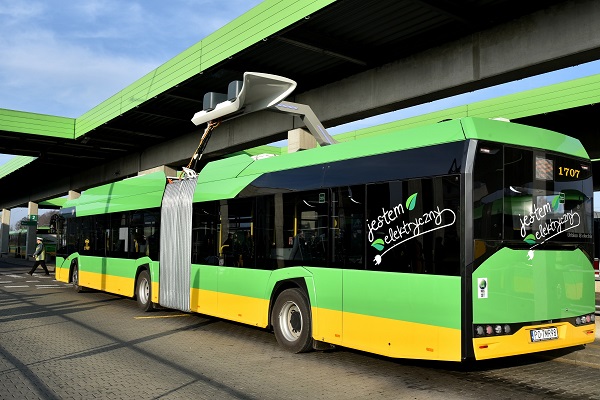 Elektryczne autobusy na ulicach Poznania 