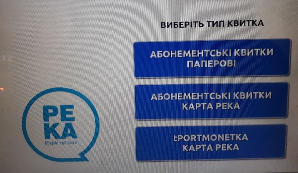 Język ukraiński w biletomatach stacjonarnych z biletami ZTM