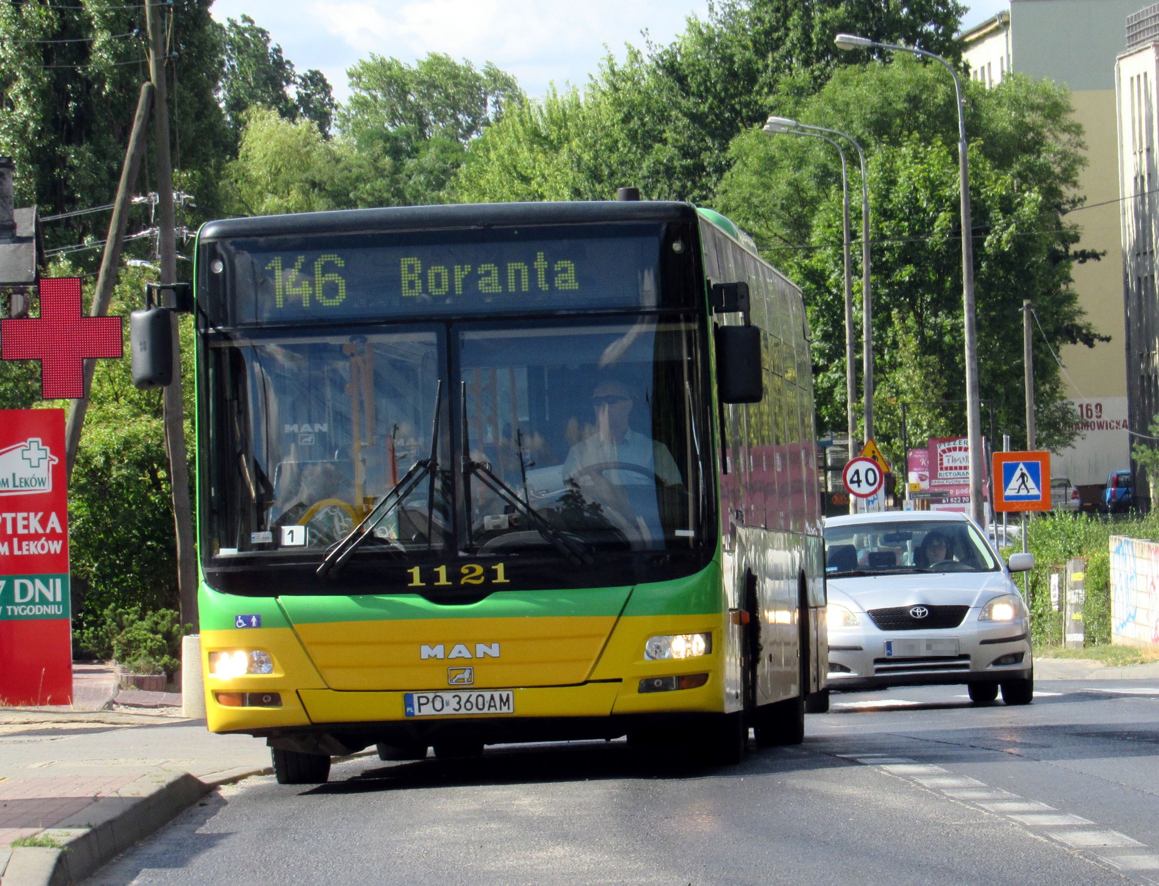 Linia nr 146 i 178 - zmiana lokalizacji przystanków Łęgowskiego od 20 czerwca (czwartek)