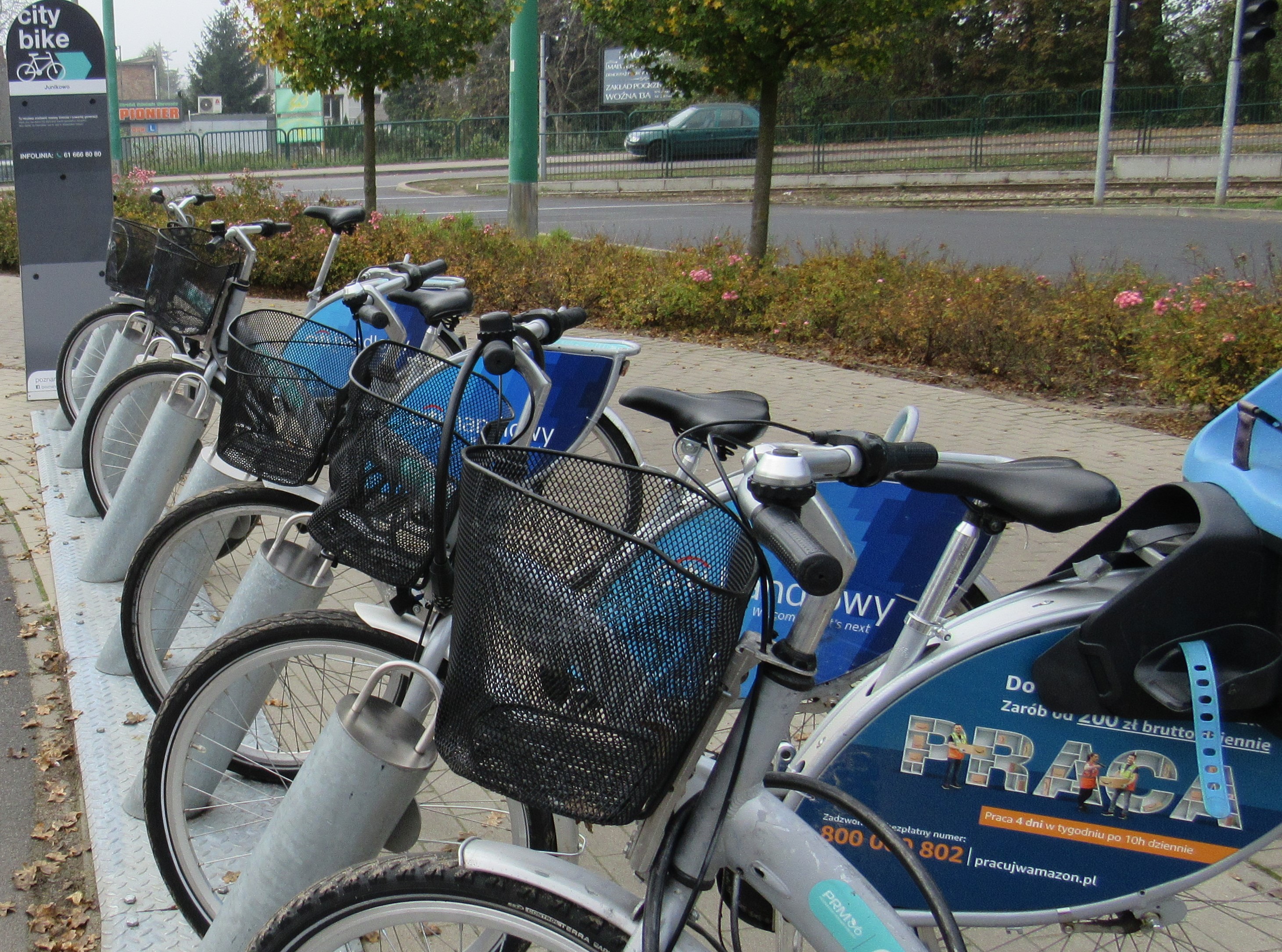 Poznański Rower Miejski – zmiany w funkcjonowaniu trzech stacji 