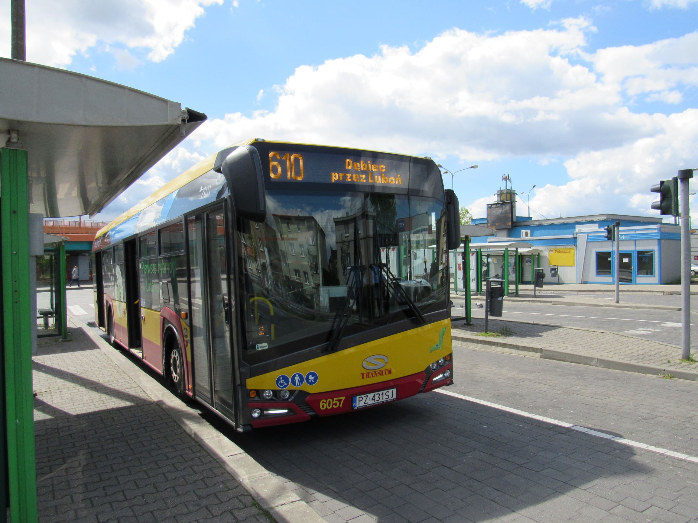 Linia nr 610 – zmiana trasy w Luboniu od poniedziałku (8 czerwca)