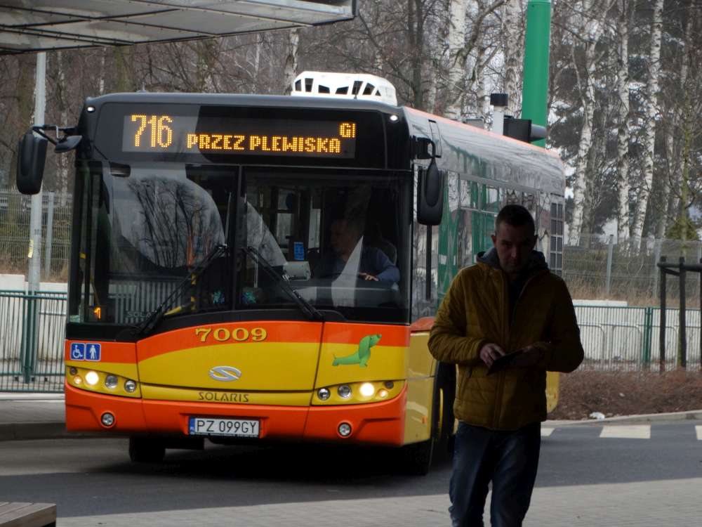 Linie nr 716 i 224 – zmiana trasy przejazdu oraz lokalizacji przystanków Plewiska/Południowa i Plewiska/Wołczyńska (w kierunku Poznania) od 4 lutego