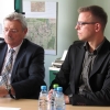 Wojciech Tulibacki i Błażej Brzycki podczas konferencji prasowej