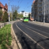 trasa tramwajowa na ulicy Dowbora-Muśnickiego 22 kwietnia 2020