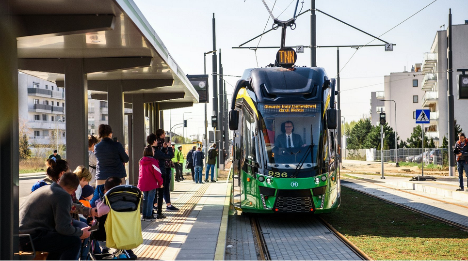 Cała trasa tramwajowa na Naramowice gotowa