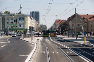 Dąbrowskiego przy Żeromskiego - po modernizacji