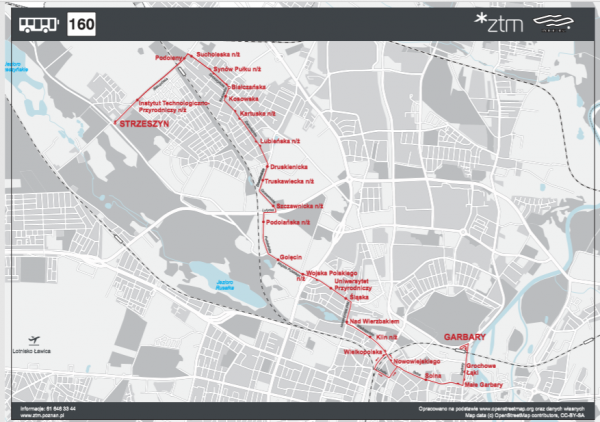 160 schemat trasy linii autobusowej2