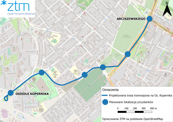 Osiedle Kopernika mapa