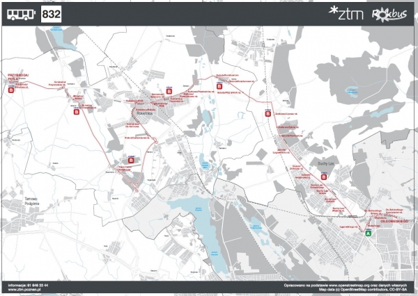 832 trasa przejazdu