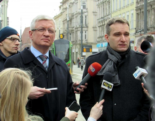 Prezydent Jacek Jaskowiak i zastepca prezydenta Mariusz Wisniewski2