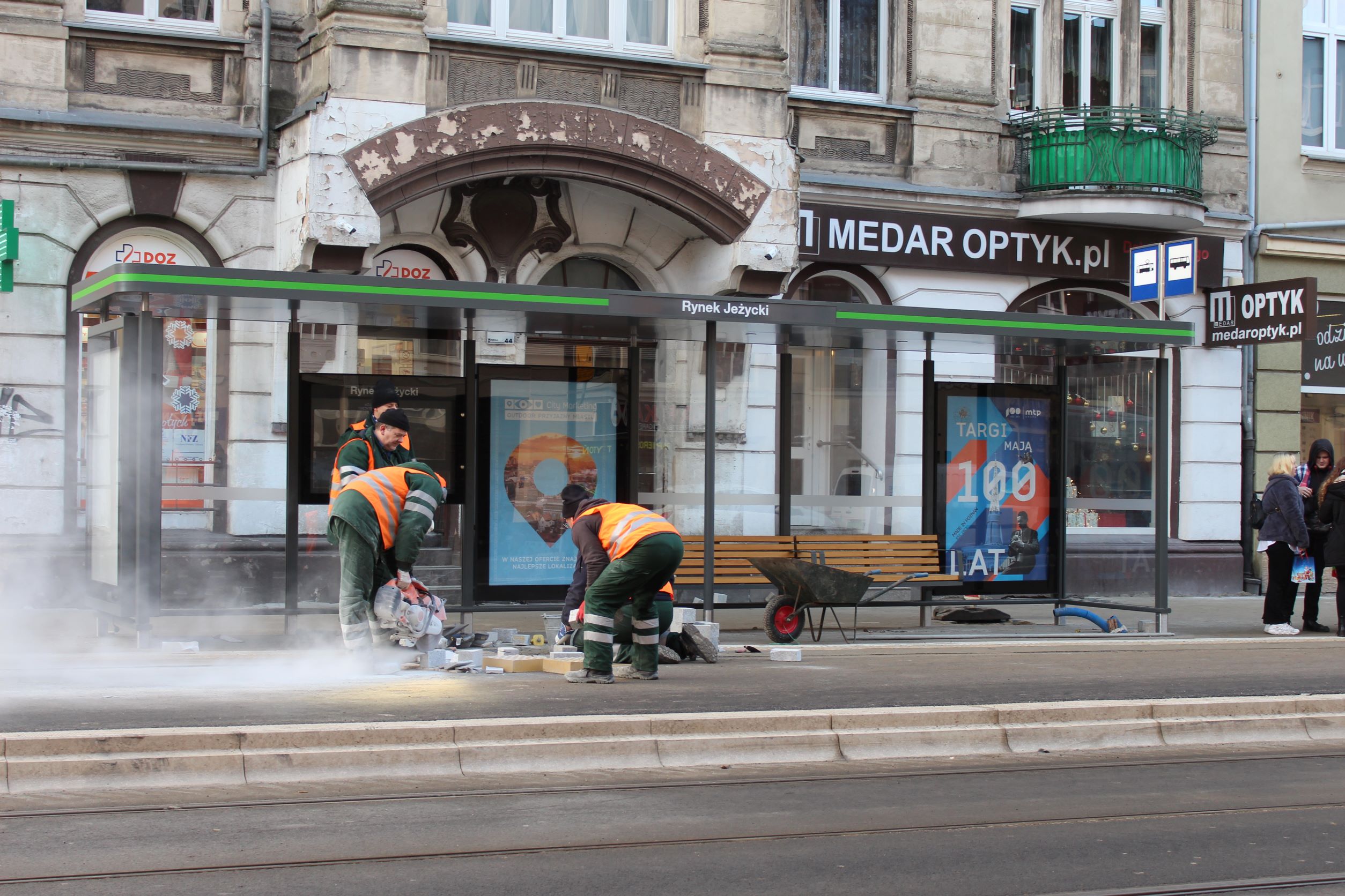 Przystanki wiedeńskie przy rynku Jeżyckim dostępne od 20 grudnia