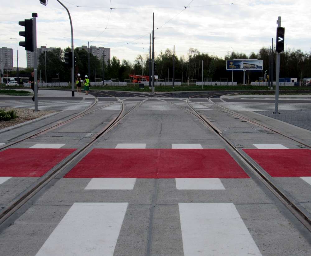 Przebudowa trasy tramwajowej na Górnym Tarasie Rataj – infrastruktura rowerowa