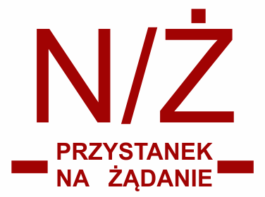 tabliczka z informacja przystanek na zadanie2