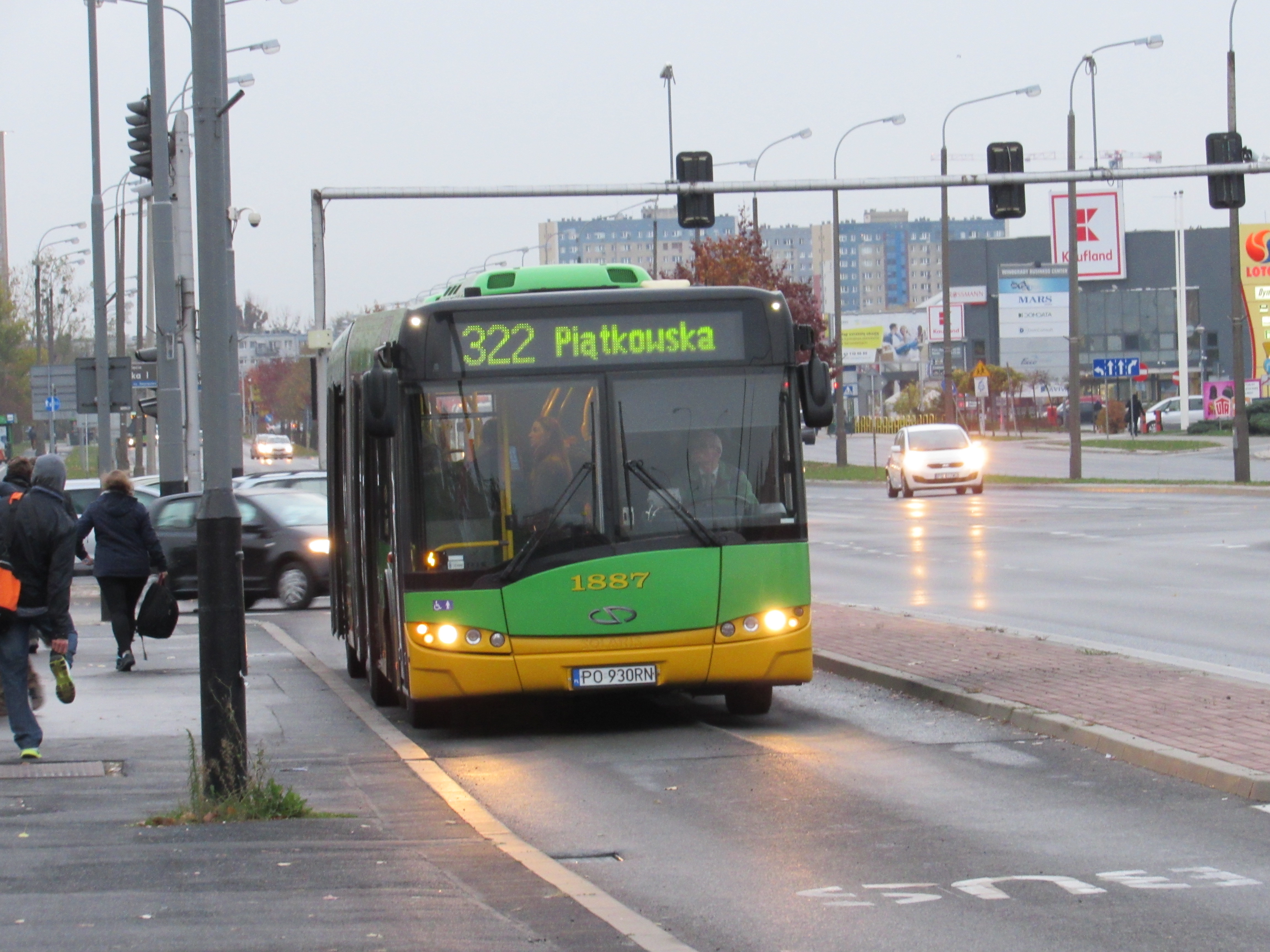 Od poniedziałku (11 maja) linia 322 z roboczym rozkładem jazdy. Przywrócenie kursów na linii 243 do Lubonia w nocy z poniedziałku na wtorek