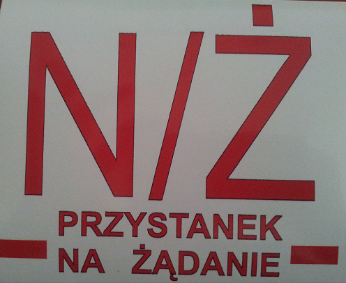 zdjecie przedstawia znak przystanek na zadania