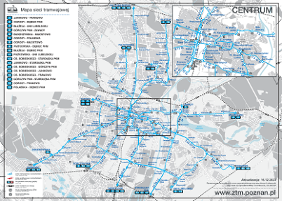 Mapa sieci tramwajowej (format PDF)