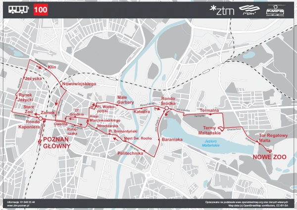 Linia autobusowa nr 100 ztm poznań