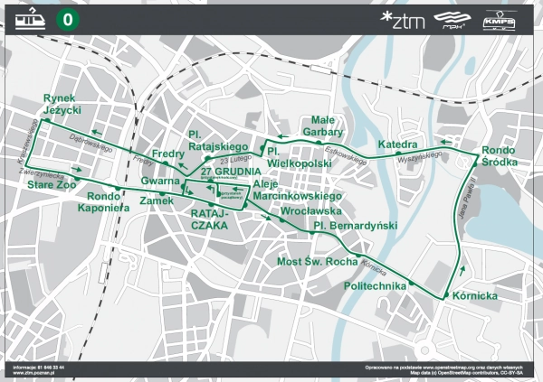 Linia tramwajowa nr 0 ztm poznan