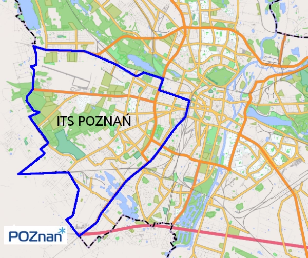 ITS Poznań Mapa Obszaru