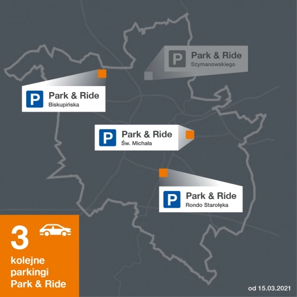 Mapa Parkingów Park and Ride w Poznaniu