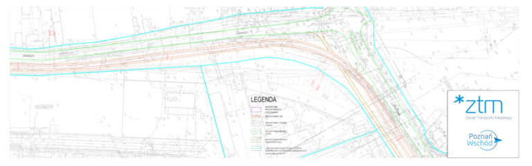 02 plan. odc. od ul. Zawady do ul. Głównej (odc. wspólny – warianty W1 i W2)